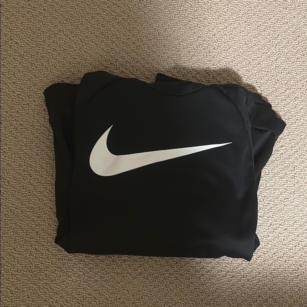 Nike Black Pullover with White Swoosh
